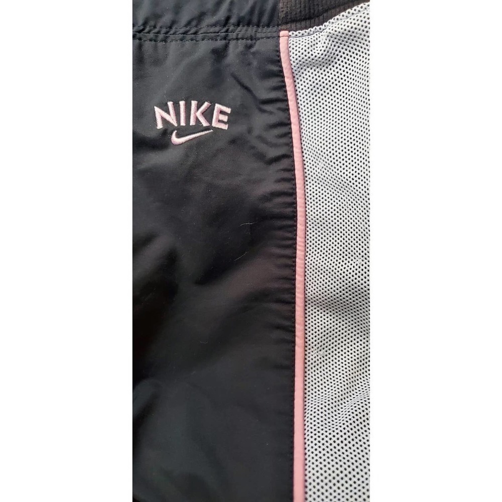 NIKE Women's Workout Running Jogger Capri Cropped Pants White Pink  Large 12/14 - Picture 5 of 8